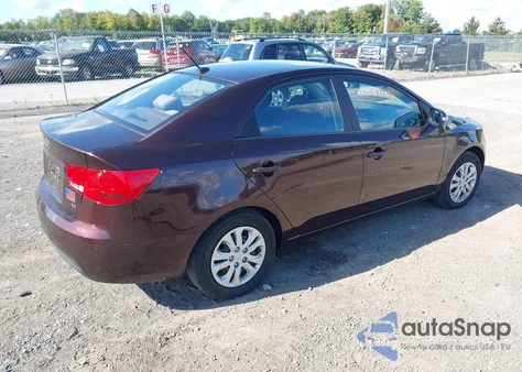 2010 Kia Forte Ex из США, поврежденный, VIN KNAFU4A26A6281223